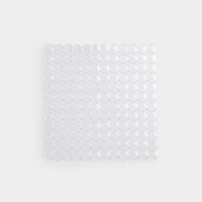 Коврик для кухонной раковины, 28х28 см, ПВХ, квадратный, Extra-light