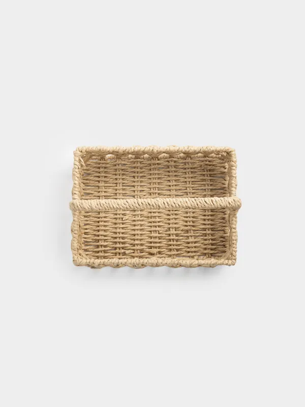 Корзина для хранения, 25х18 см, с ручкой, Braided, image-3