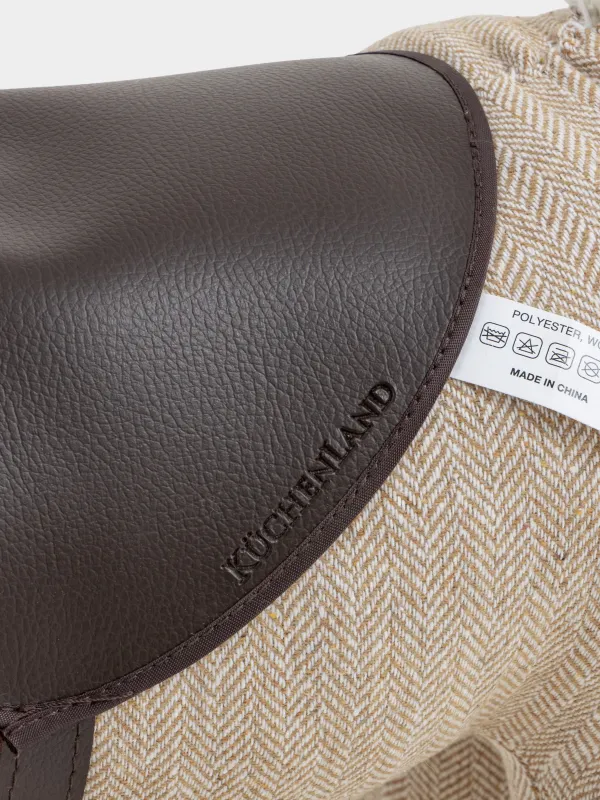 Качалка детская, 64х26х55 см, дерево/полиэстер, бежевая, Лошадка, Childhood, image-4