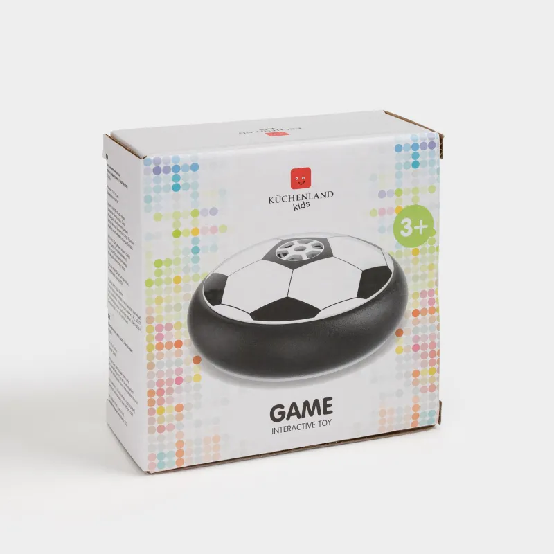 Игрушка интерактивная, 11 см, с подсветкой, пластик, черно-белая, Аэрофутбол, Game, image-5