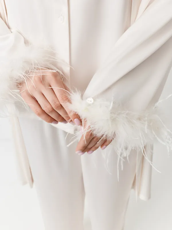 Халат с длинным рукавом, Adria, image-4