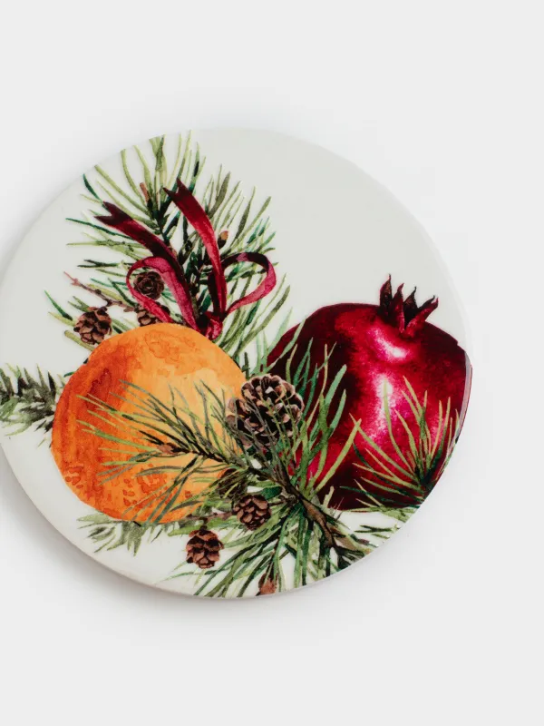Подставка под кружку, Гранаты и апельсины, Christmas miracle, image-3