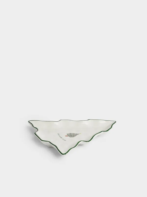 Блюдо, 31х27 см, Нарядная елка, Christmas green, image-0