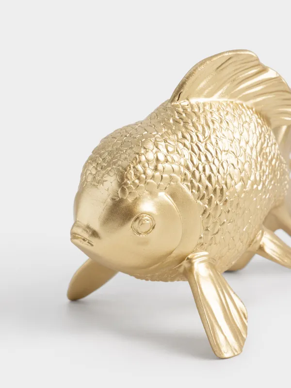 Статуэтка, золотистая, Goldfish, image-2