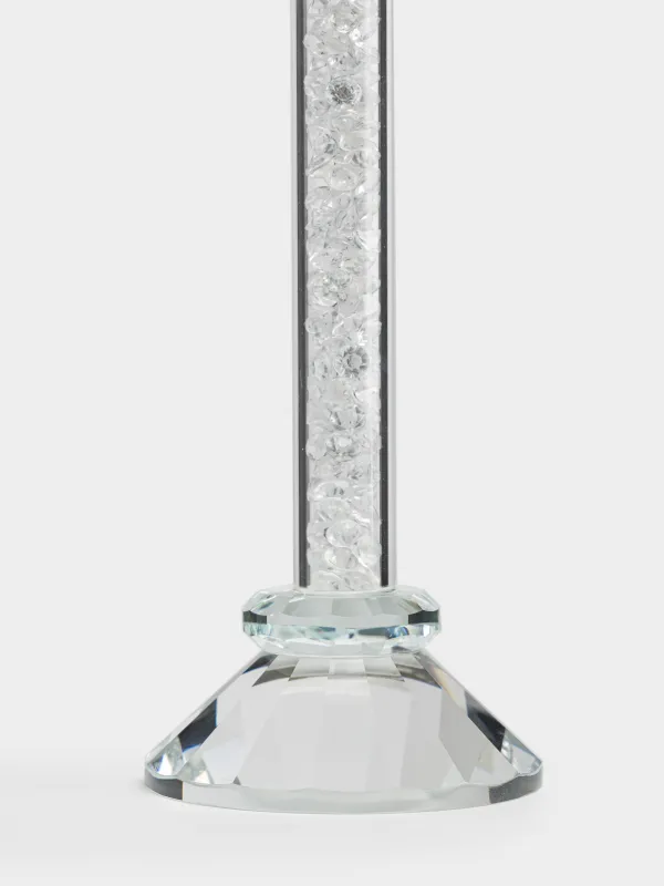 Подсвечник, 16 см, для тонкой свечи, Lux crystal, image-1