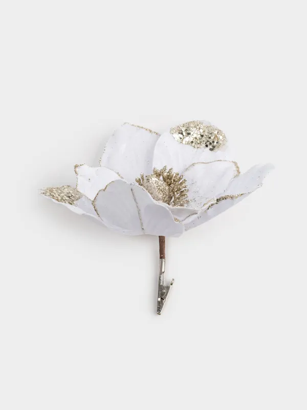 Украшение декоративное, 20 см, на клипсе, Flower decor, image-0