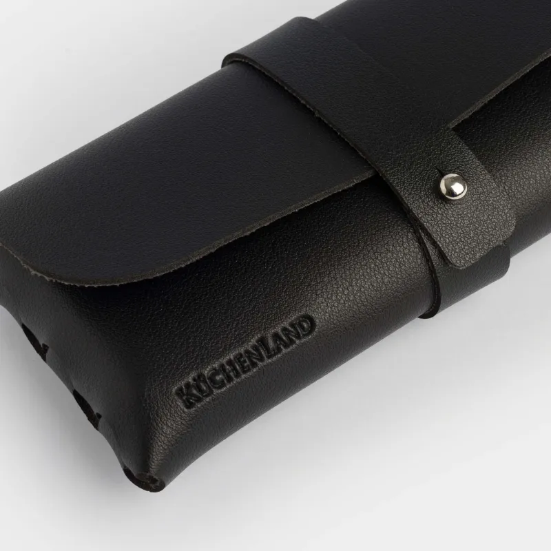 Органайзер для таблеток, 17х8 см, с чехлом, искусственная кожа/пластик, черный, Compact black, image-2