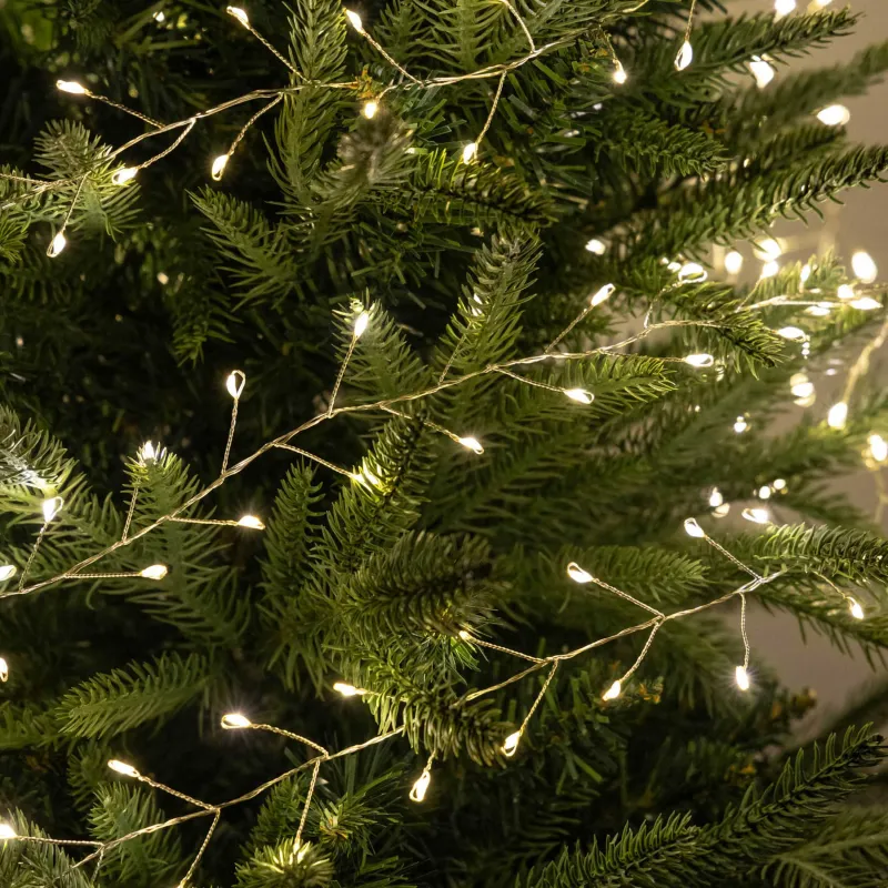 Гирлянда электрическая, 5 м, 300 ламп, 8 режимов, цветная, Капли, Christmas