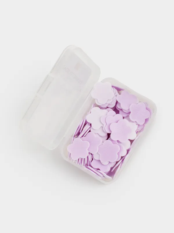 Мыло-конфетти, 2 см, 80 шт, фиолетовое, Виноград, Цветы, Confetti, image-1