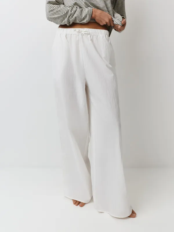 Брюки женские, домашние, белые, Ataria, image-1
