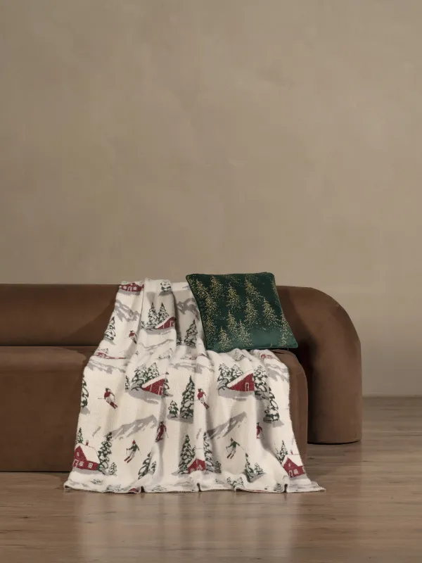 Подушка декоративная, 45х45 см, вельвет, темно-зеленая, Хвойный лес, Sparkle, image-5