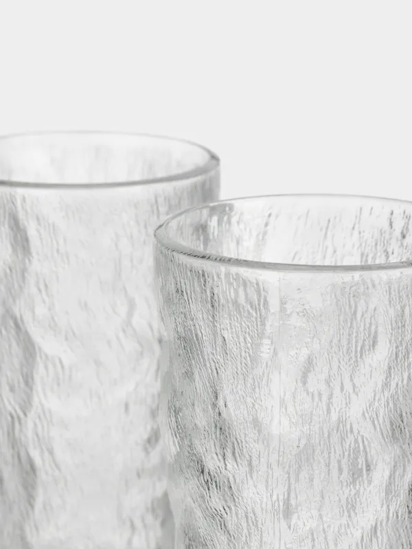 Стакан, 13 см, 350 мл, 2 шт, стекло Р, Мятый эффект, Crumple, image-3