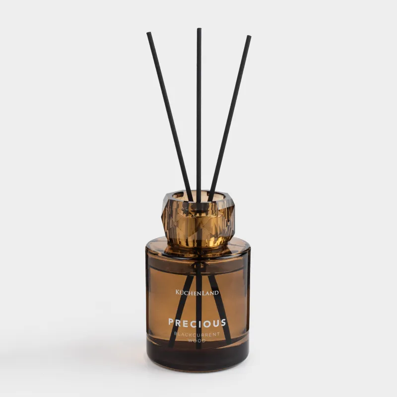Ароматический диффузор, 120 мл, коричневый, Blackcurrent wood, Precious