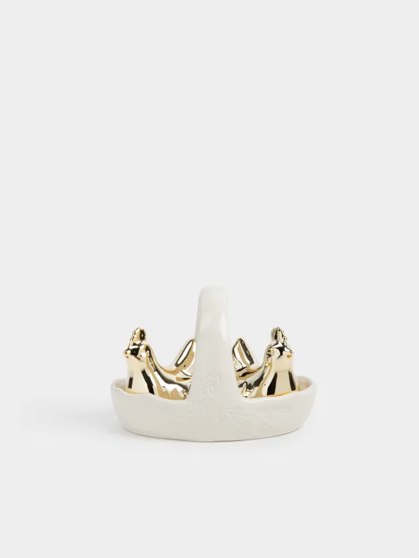 Набор для соли и перца, на подставке, Rustic Easter, image-0