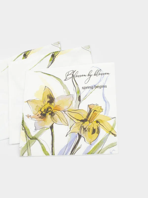 Салфетки бумажные, 33х33 см, 20 шт, Bloome, image-3