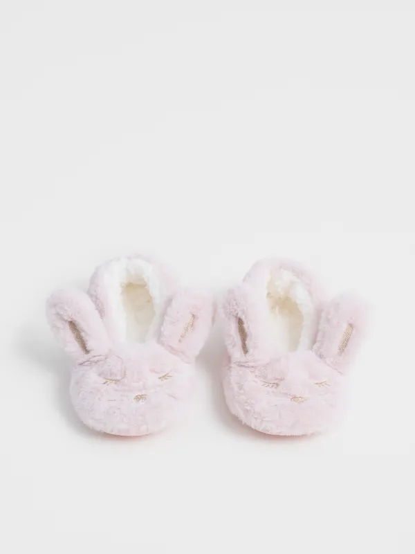 Тапочки-носки женские, искусственный мех/шерпа, Funny warm, image-4