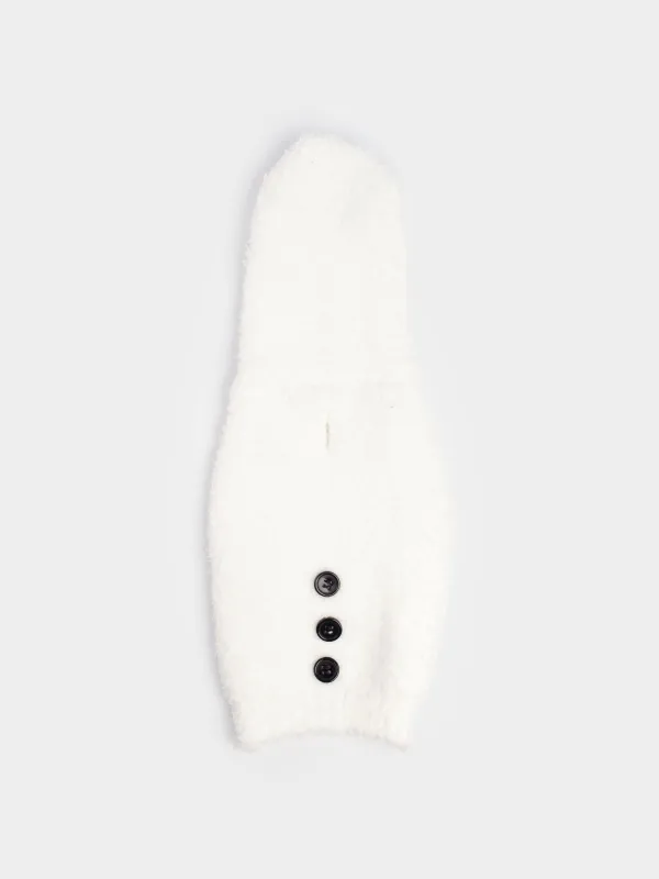 Свитер для животных, 25 см, р. XS, с капюшоном, полиэстер, белый, Снеговик, Fashion pet, image-1