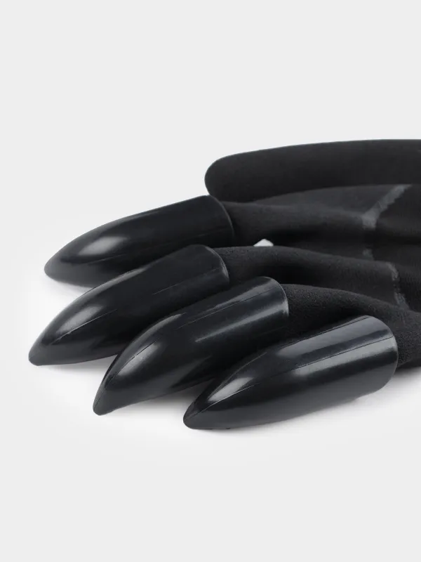 Перчатки садовые, р. М, с когтями, полиэстер/латекс, черные, Gardening, image-3