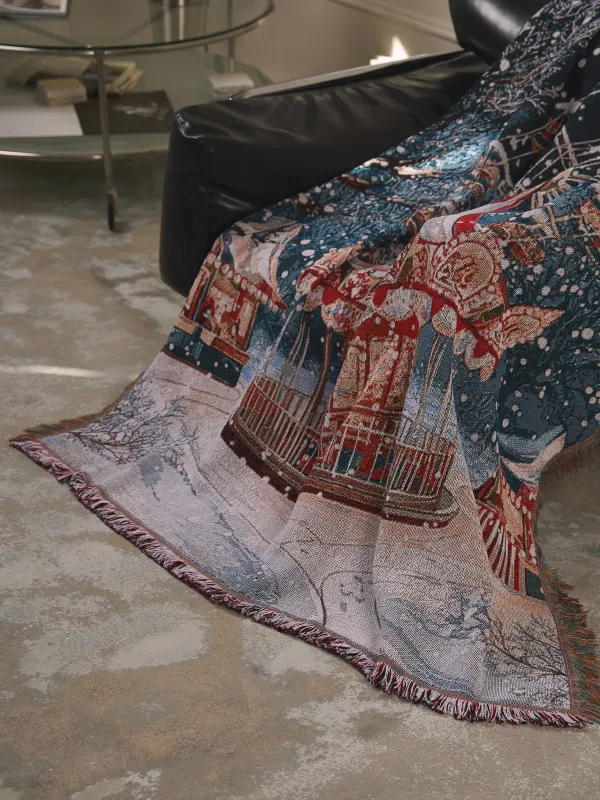 Плед, 130х170 см, гобелен, Ride christmas, image-6