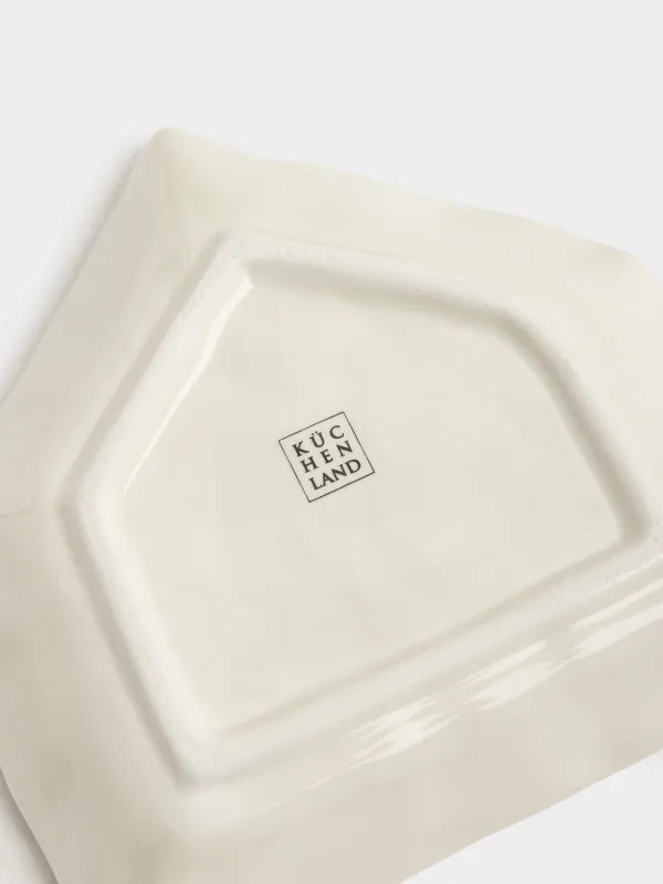 Пиала, 14х3 см, керамика D, молочно-золотистая, Beautiful house, Snow sparks, image-5