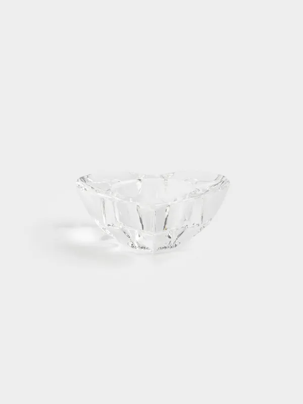 Подсвечник, 8х3 см, для чайной свечи, кристальное стекло, Сердце, Heart, image-4