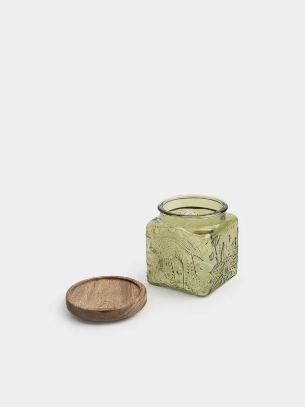 Банка для сыпучих продуктов, 550 мл, Bloome wood, image-3