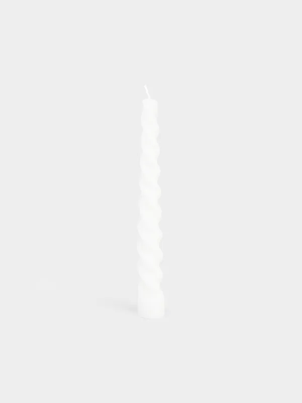 Свеча, 20 см, тонкая, Спираль, Spiral shape, image-0