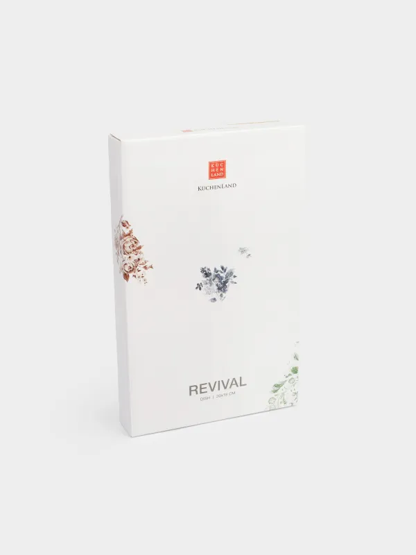 Блюдо, 30х18 см, фарфор N, бело-золотистое, овальное, Пожелание, Revival, image-6