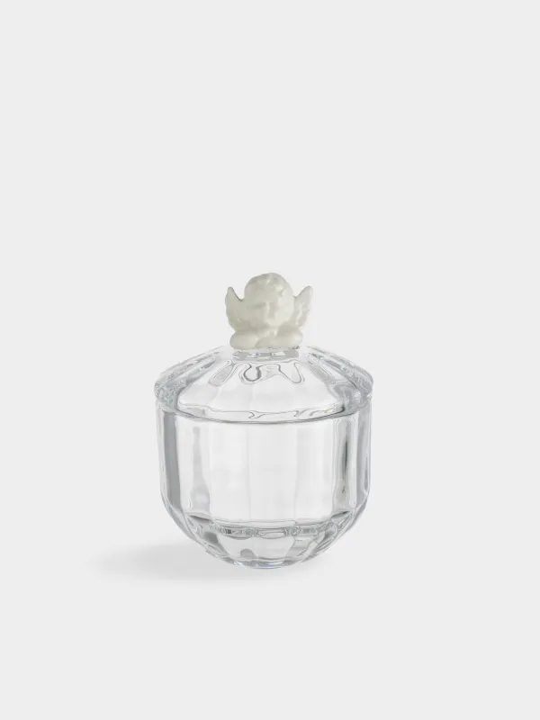 Емкость для хранения, 10х13 см, 320 мл, стекло Р/керамика, Ангел, Alid, image-0