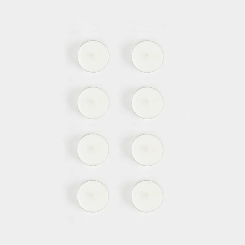 Свеча ароматическая, 6 см, 8 шт, чайная, Cinnamon, Luxury white