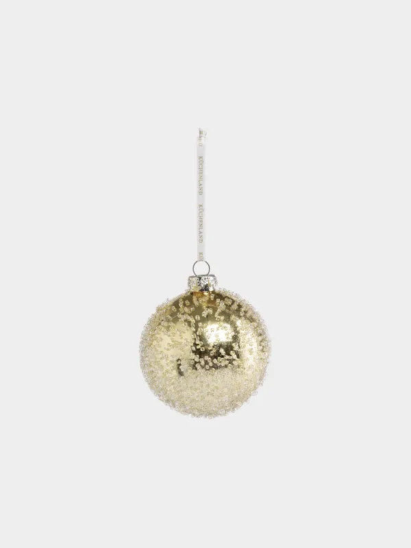 Игрушка елочная, 8 см, с блестками, Шар, Ball sparkle, image-0