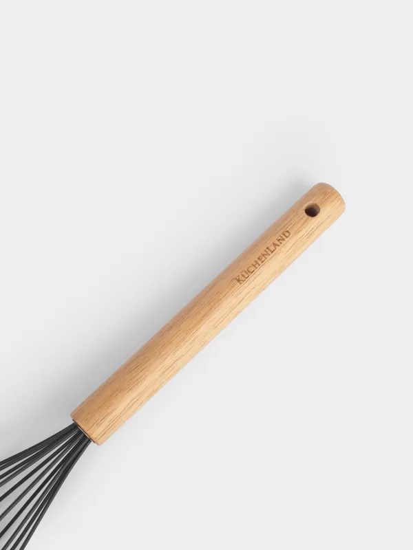 Венчик, 32 см, силикон/дерево, серый, Weekend, image-3