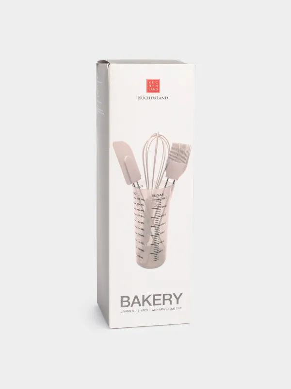 Набор для выпечки, 4 предмета, с мерным стаканом, Bakery, image-6