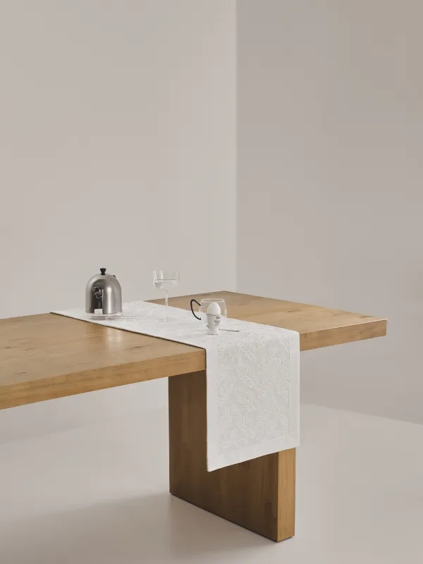 Дорожка настольная, 40х160 см, полиэстер, молочная, Листья, Fall foliage, image-8