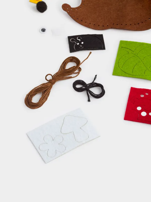 Набор для творчества, рукоделие, из фетра, Ежик, Creativity, image-2