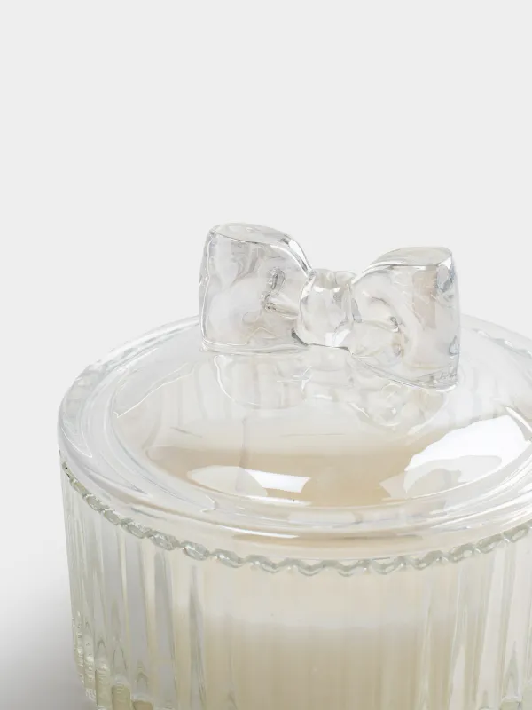 Свеча ароматическая, 11х5 см, в подсвечнике, Бантик, Elegant, image-4