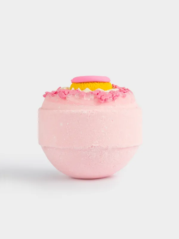 Бомбочка для ванны, с игрушкой, Клубничный йогурт, Food spa, image-3