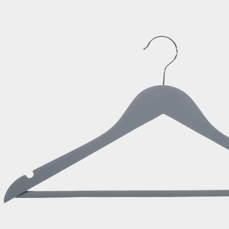 Вешалка-плечики, 35 см, 3 шт, детская, дерево, серая, Wooden house, image-2