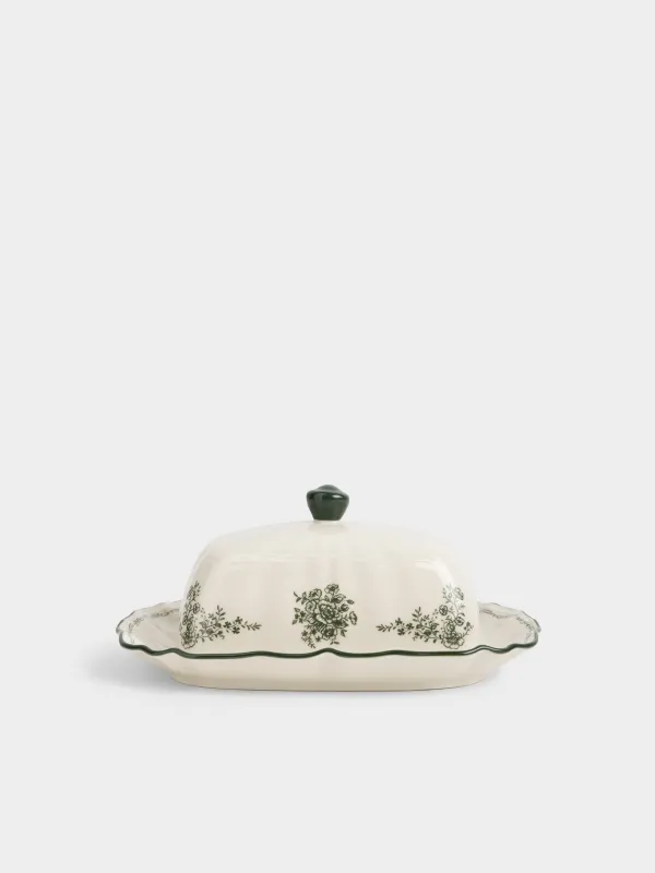 Масленка, 20 см, Зеленые цветы, Green lace, image-0