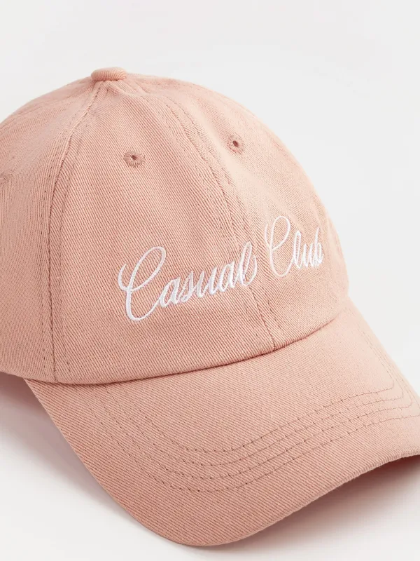 Бейсболка, 57 см, единый размер, хлопок, розовая, Casual club, Shore, image-2