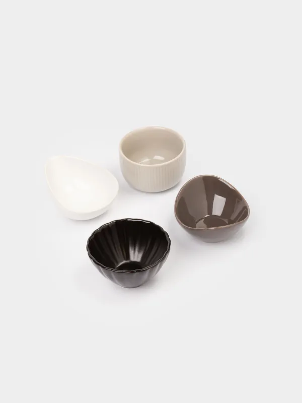 Набор для закусок, 4 предмета, Фигурные пиалы, Bamboo, image-3