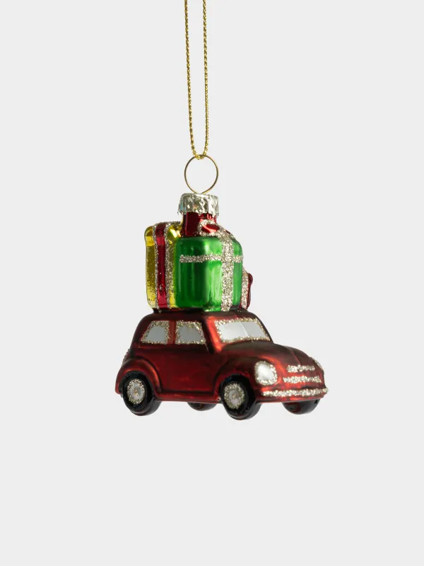Набор елочных игрушек, 6 см, 4 шт, Новогодние атрибуты, Figure christmas, image-1
