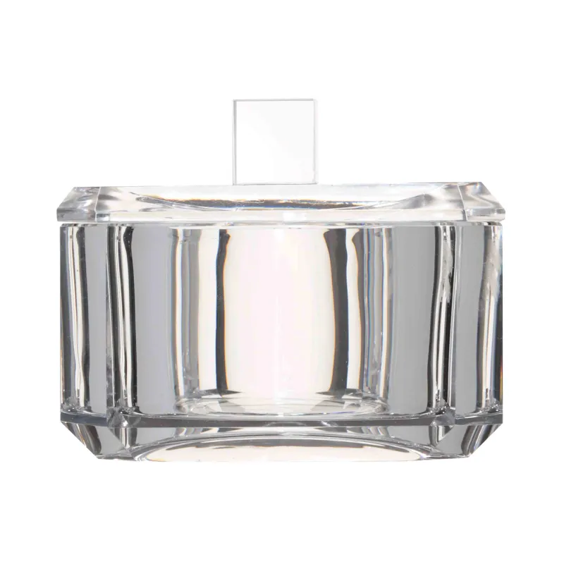 Шкатулка для ванной, 10х10 см, стекло, квадратная, Грани, Shower Crystal Glance, image-2