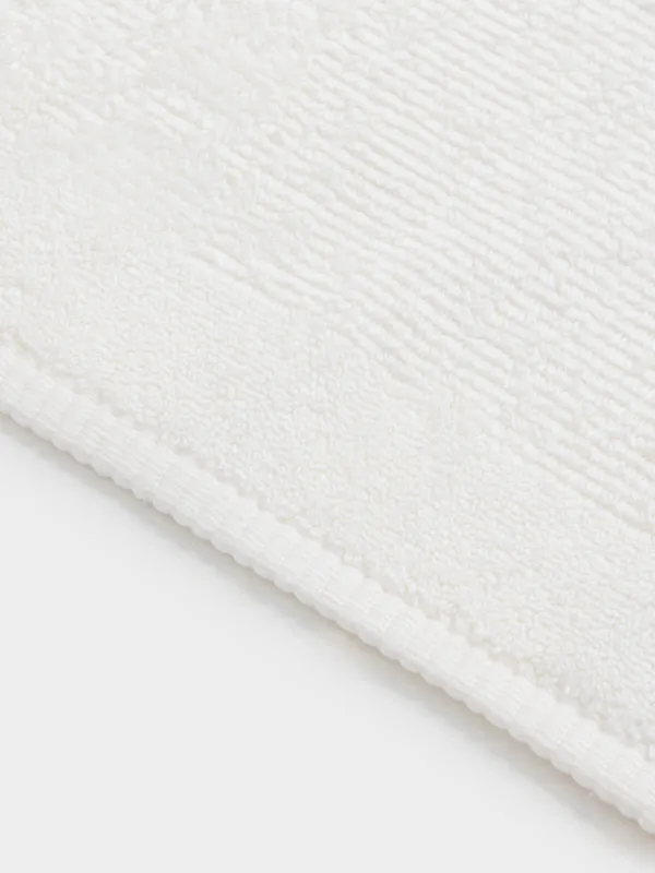 Полотенце, 70х140 см, хлопок, белое, Terry cotton, image-4