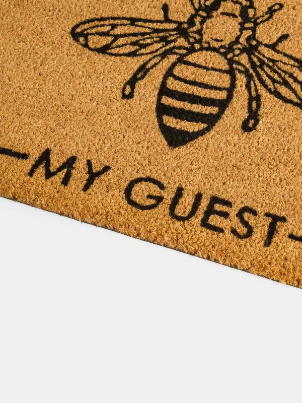 Коврик придверный, 45x75 см, кокос, бежевый, My guest, Honey, image-2