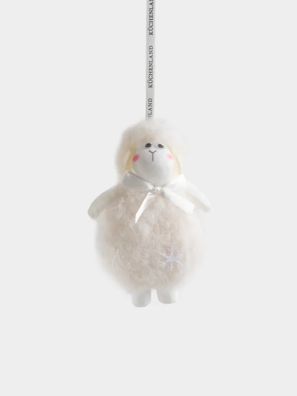 Игрушка елочная, 11 см, Овечка, Figure Christmas Fuzz, image-1