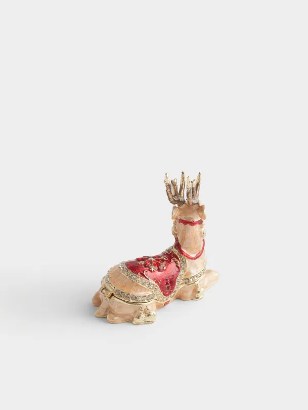Шкатулка, 7x7 см, Олень, Antique deer, image-1