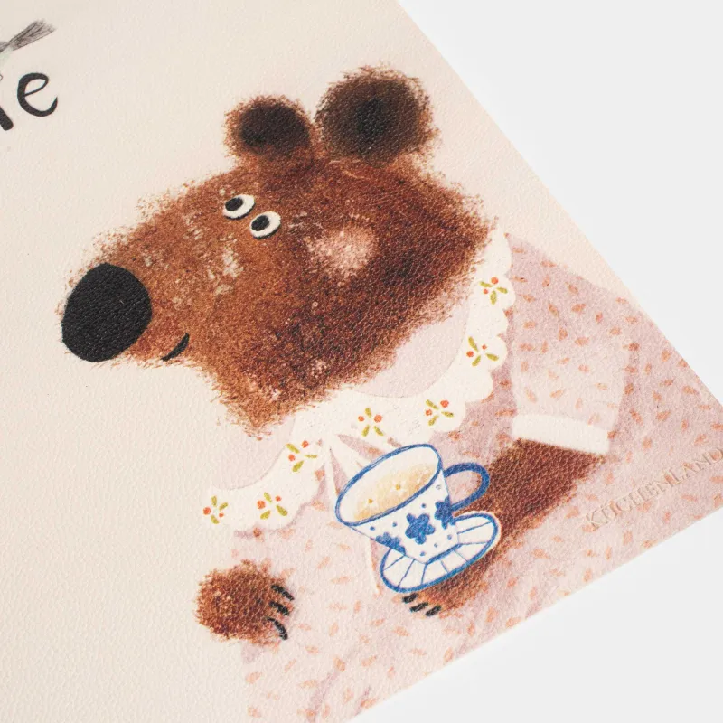 Салфетка под приборы, 33х46 см, ПВХ, прямоугольная, бежевая, Tasty time, Rock print, image-2