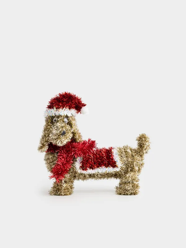 Статуэтка, 25x23 см, Такса, Tinsel decor, image-0