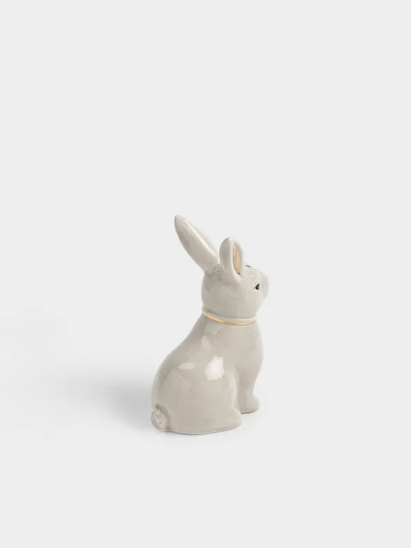 Емкость для соли или перца, 9 см, Кролик с бантом, Rabbit gold, image-2